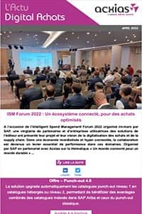 ISM Forum 2022 : Un écosystème connecté, pour des achats optimisés